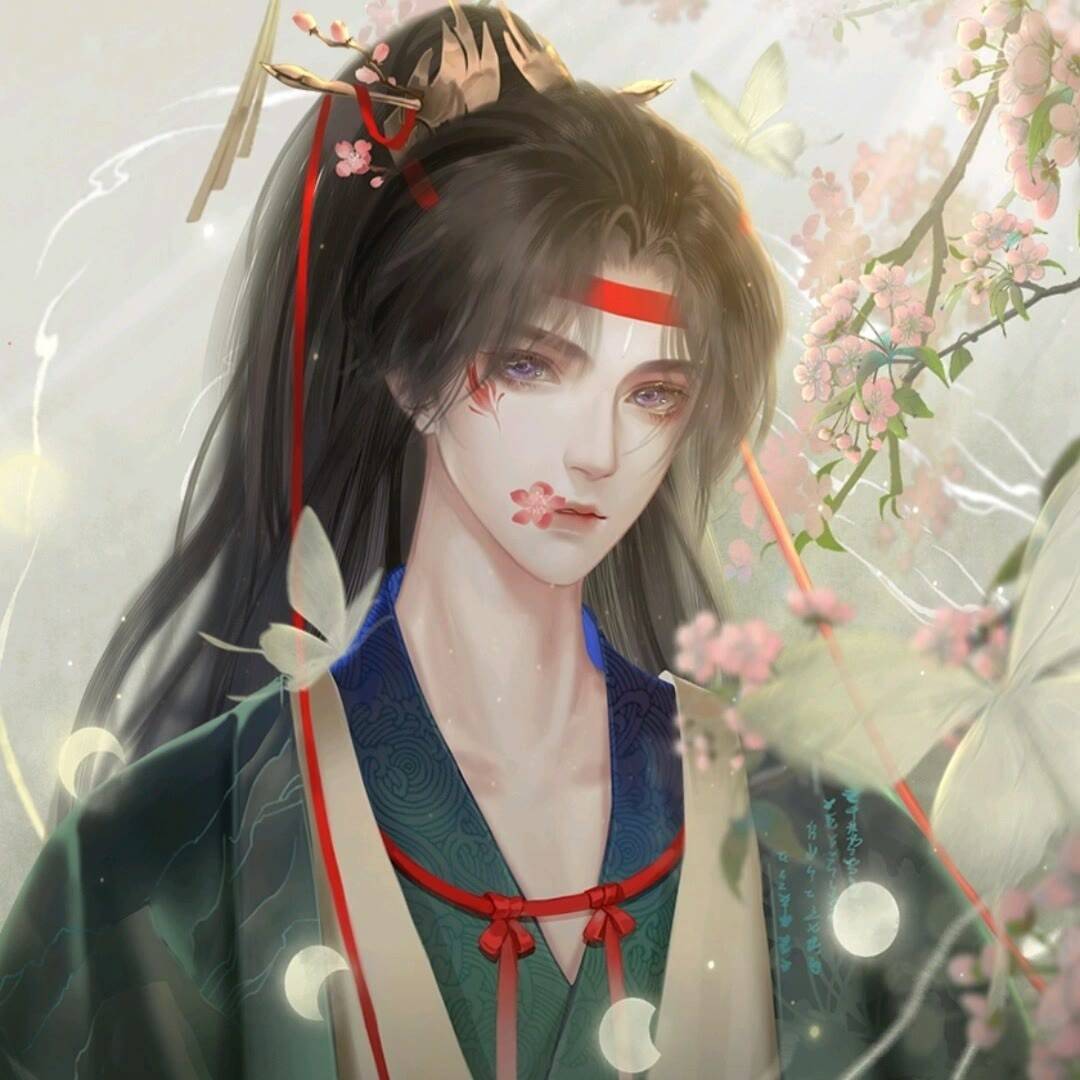 唯美古风男生动漫头像精选_6
