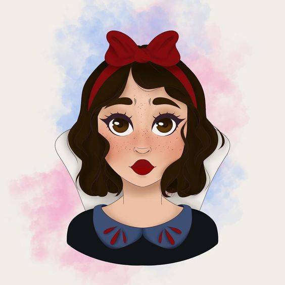 卡通动漫白雪公主女生个性头像图片精选_7