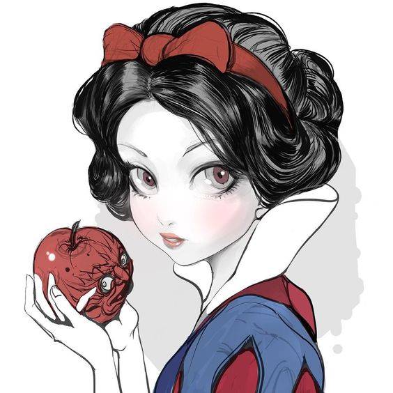 卡通动漫白雪公主女生个性头像图片精选_3