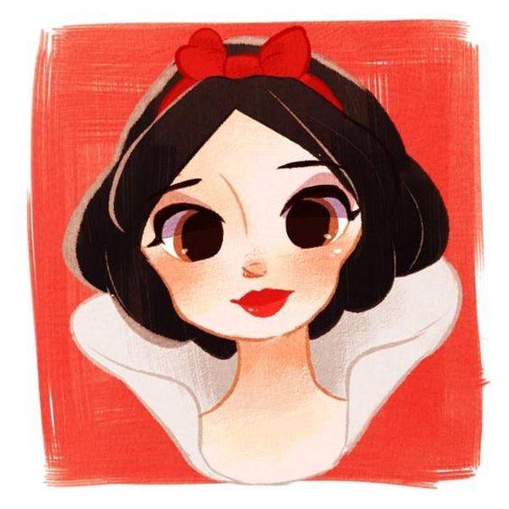 卡通动漫白雪公主女生个性头像图片精选_2