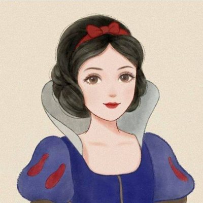 卡通动漫白雪公主女生个性头像图片精选