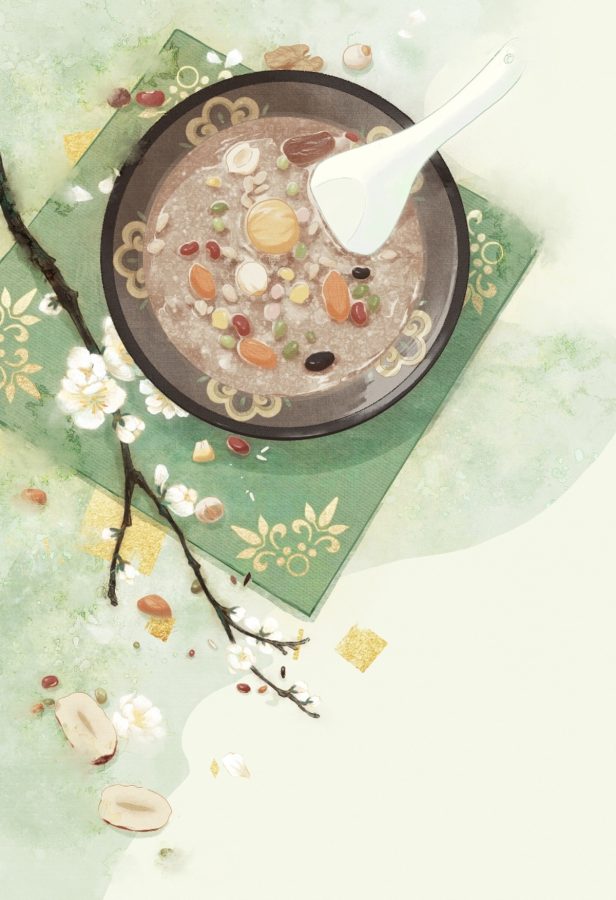 腊八粥插画作品 选自《腊月初八异事录》封面_2