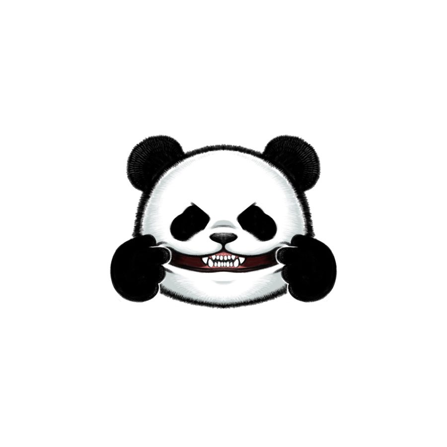 个性咧嘴凶狠动物卡通头像图片_6