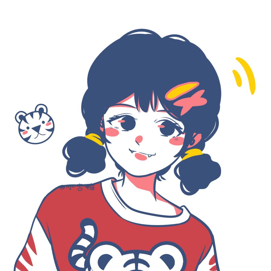 卡通男女人物新年过年百年头像_1