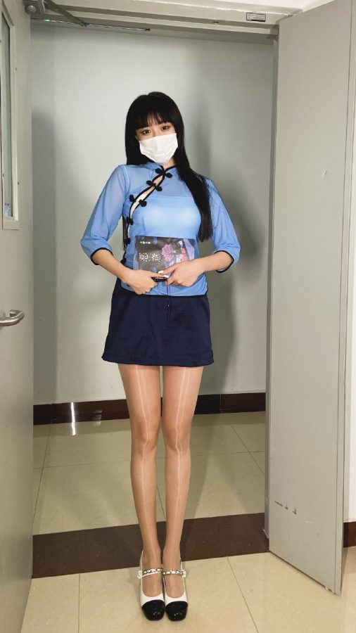 民国学生装女生复古写真，美女五四青年装_1