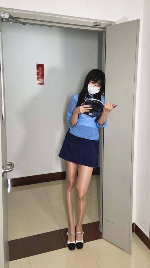 民国学生装女生复古写真，美女五四青年装_7