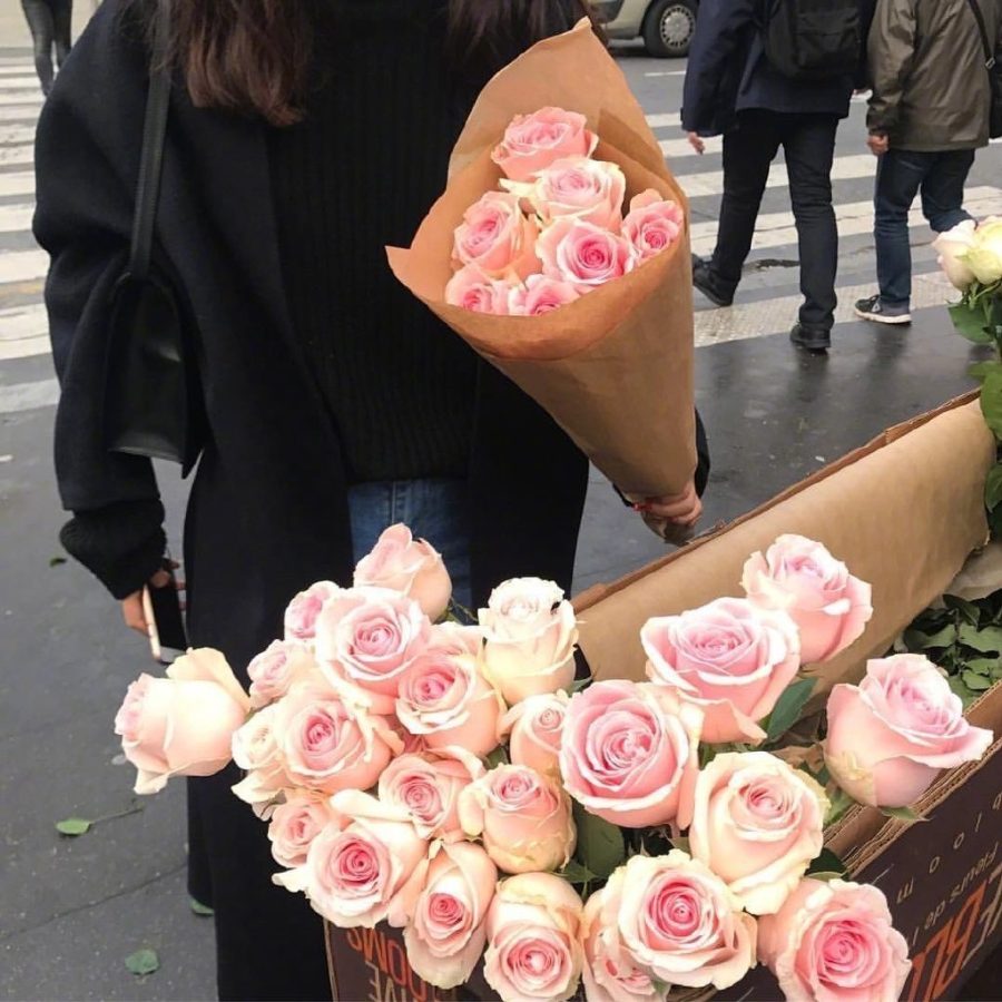 浪漫鲜花玫瑰花头女生头像_6