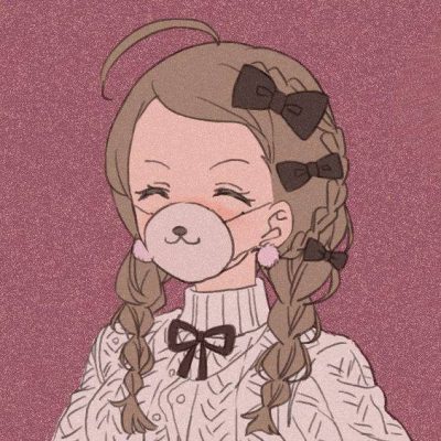 戴口罩女生头像动漫漫画风