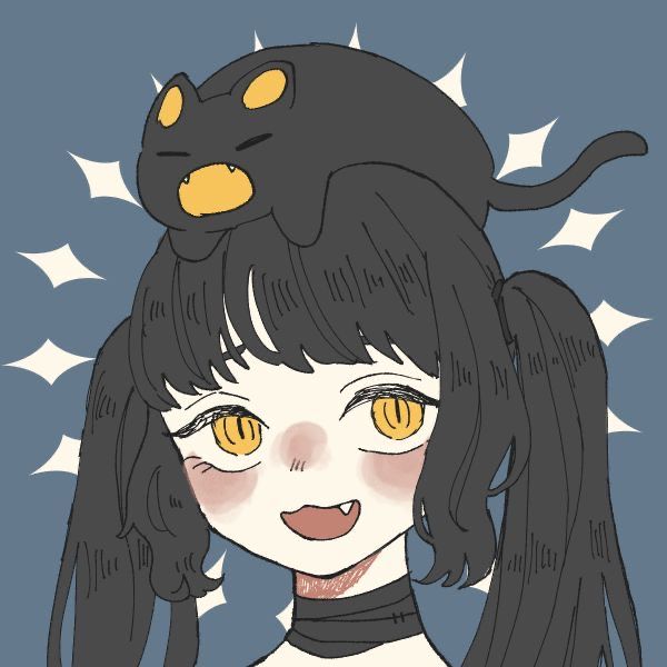 头顶猫的动漫头像，头顶趴着猫咪的猫女头像_3