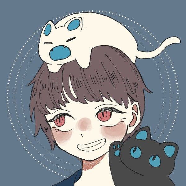头顶猫的动漫头像，头顶趴着猫咪的猫女头像_5