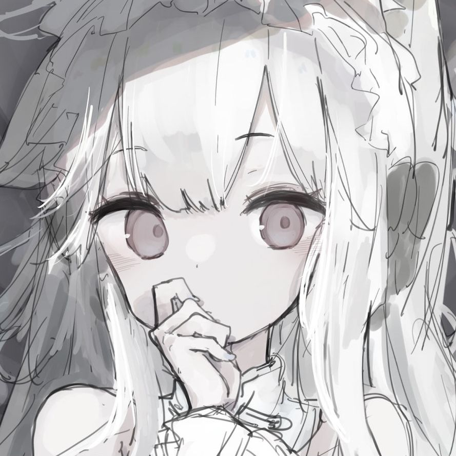 可爱大眼睛迷人的卡通女生头像_13