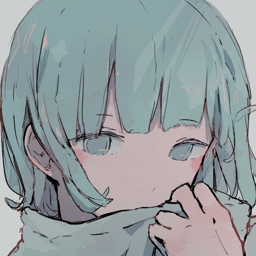 可爱大眼睛迷人的卡通女生头像_14