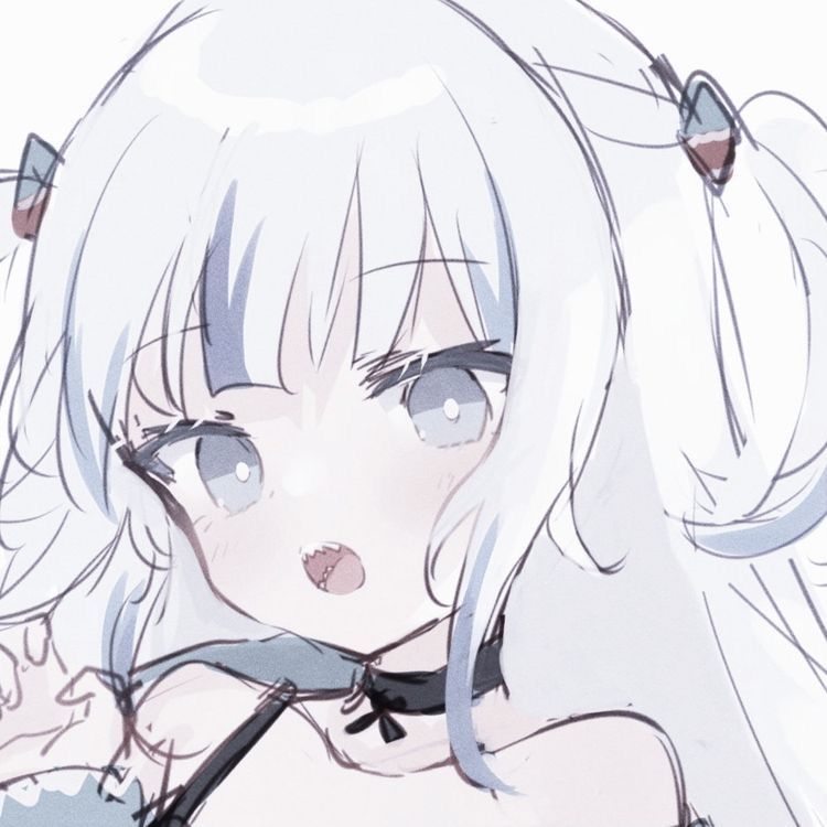 可爱大眼睛迷人的卡通女生头像_17