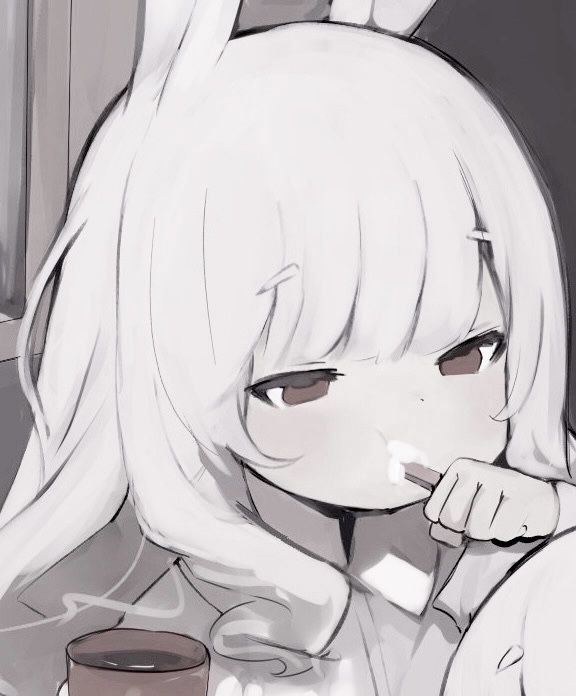 可爱大眼睛迷人的卡通女生头像_23