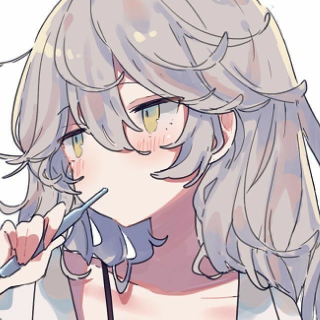 可爱大眼睛迷人的卡通女生头像_24