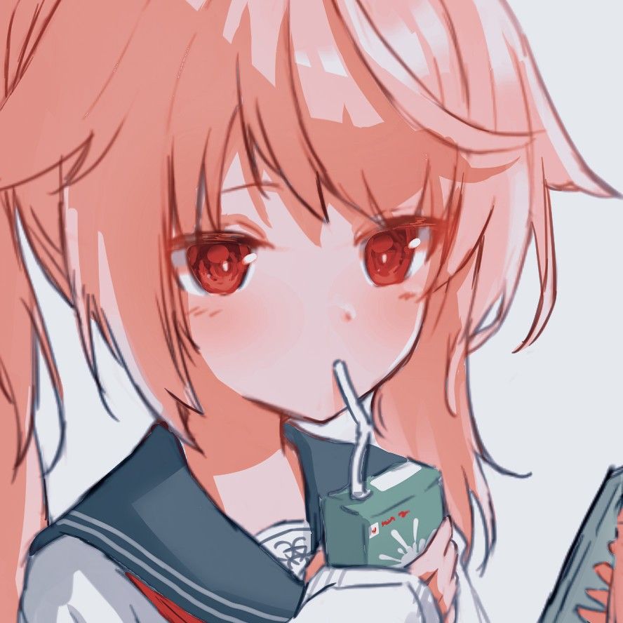 可爱大眼睛迷人的卡通女生头像_27