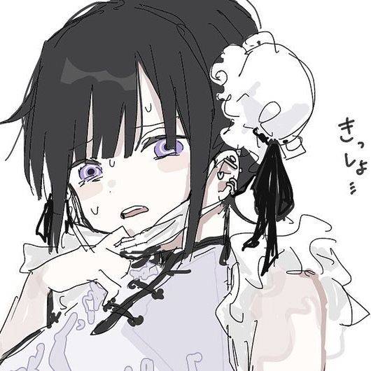 女生emo动漫漫画风头像，女生哭的流泪的头像_3
