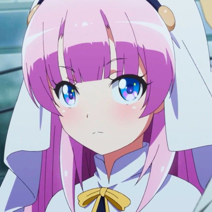 《NEW GAME!》凉风青叶可爱头像 紫色系二次元女生头像_20