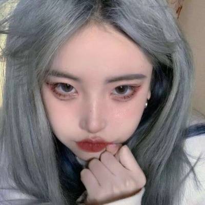 优质混网染发社会女头像，高质量染发女头！