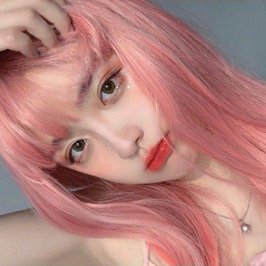 优质混网染发社会女头像，高质量染发女头！_3