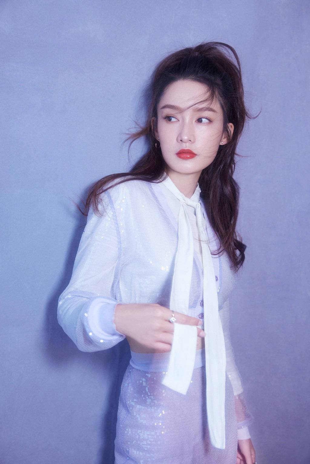 李沁最仙的照片，李沁纱裙写真图片_3