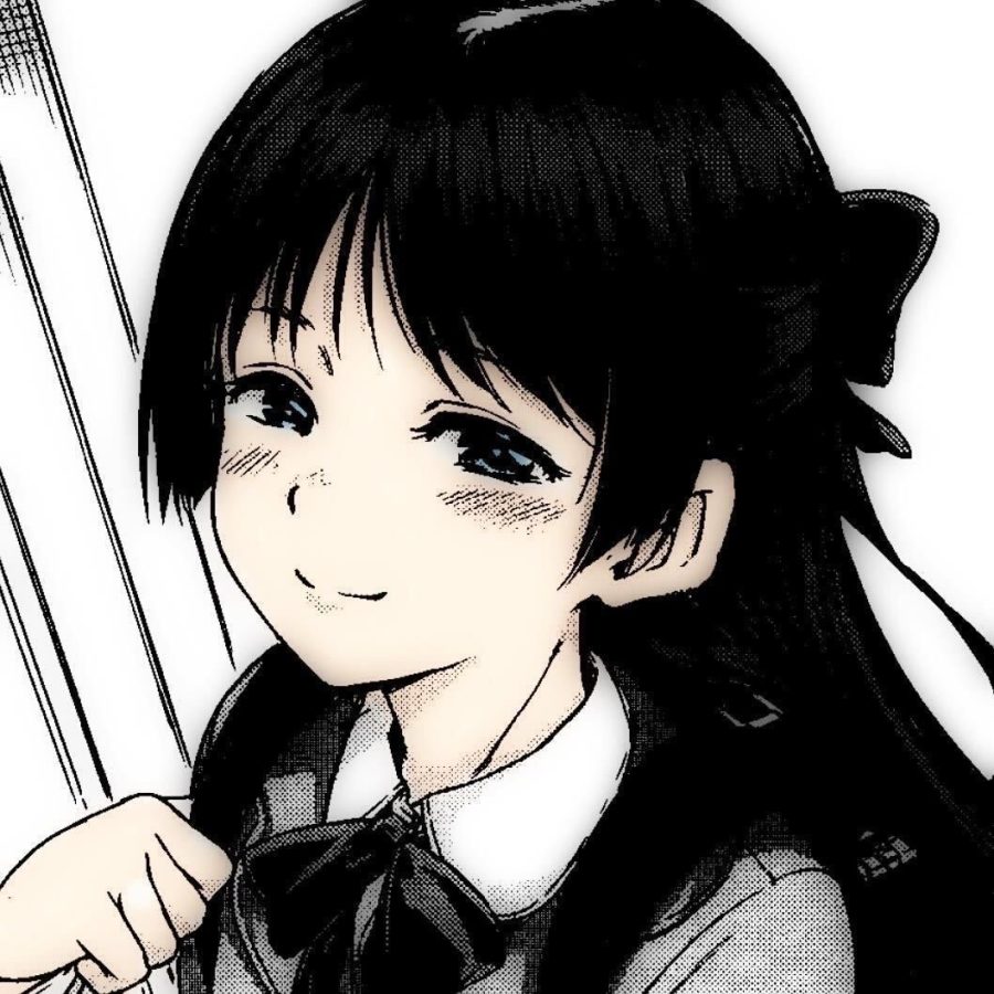 黑白动漫女生可爱小仙女无水印头像_2