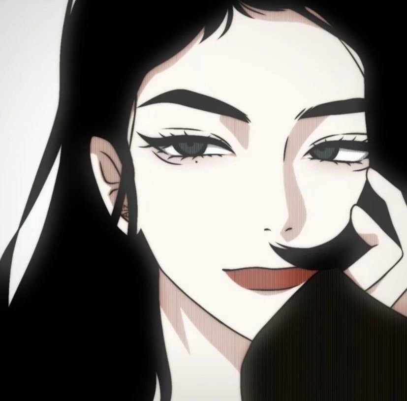 黑白动漫女生可爱小仙女无水印头像_11