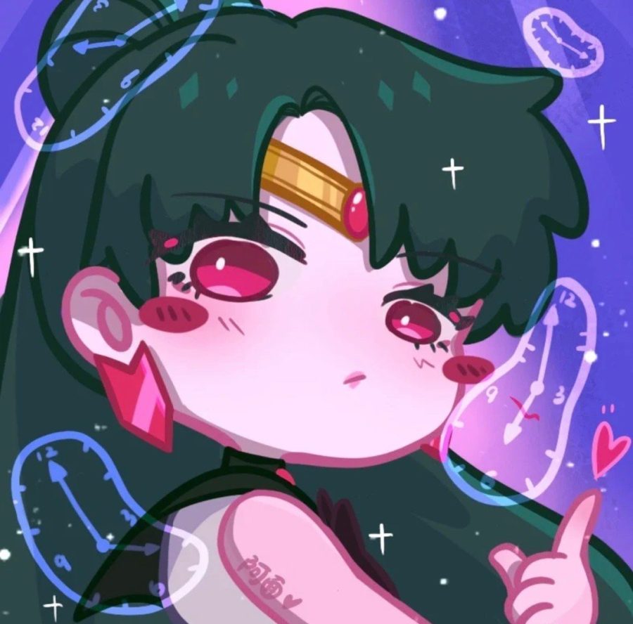 Q版《美少女战士》小小兔头像，迷你版水兵月_4