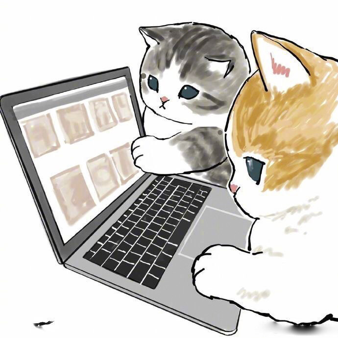 打工人猫咪形象二次元图片_1