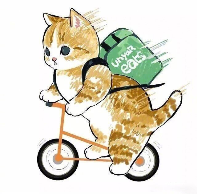 打工人猫咪形象二次元图片_2