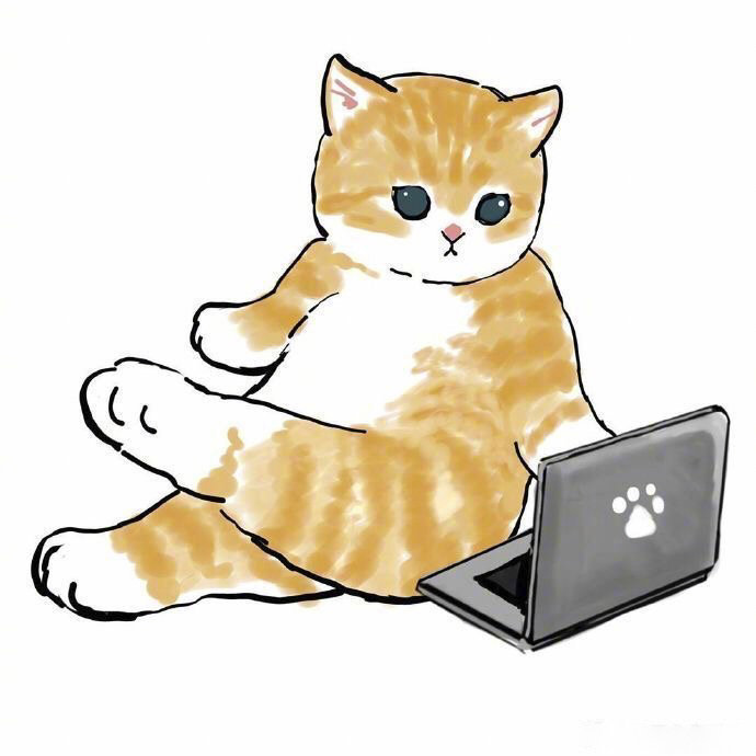 打工人猫咪形象二次元图片_4