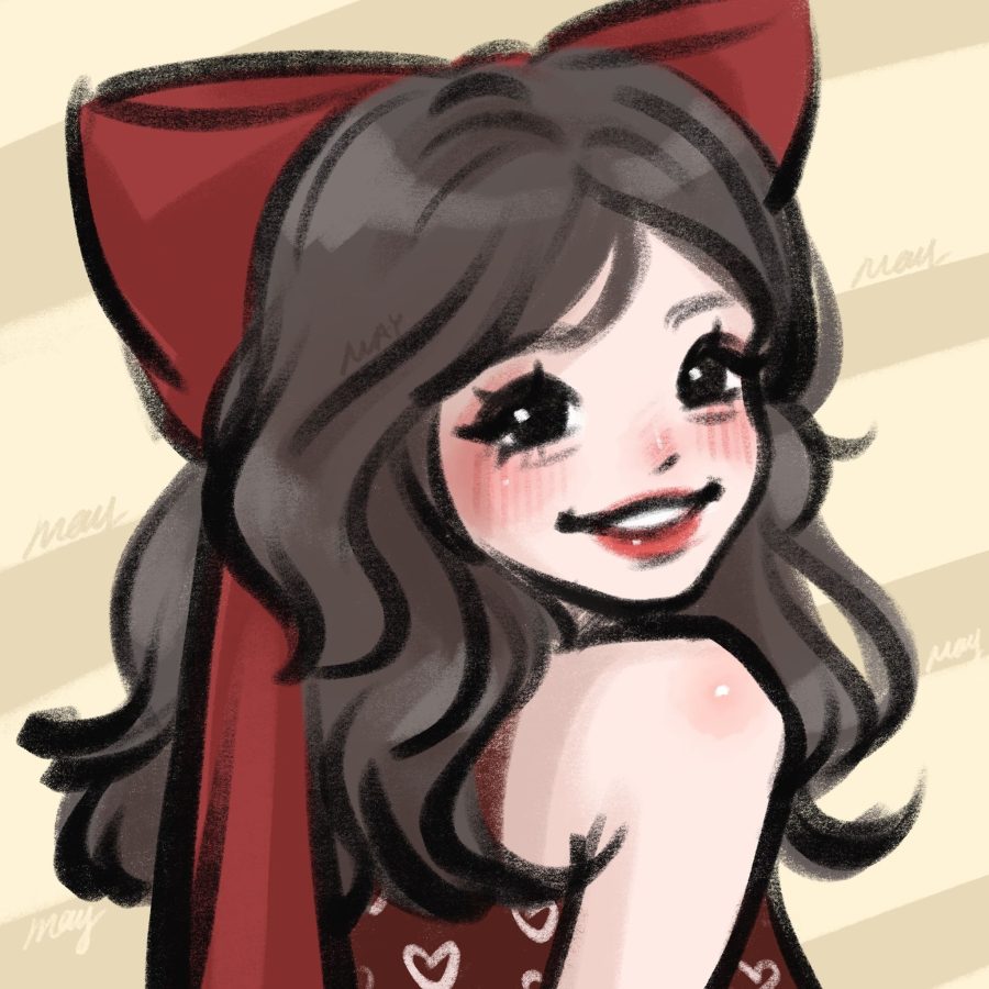 可爱少女涂鸦风闺蜜高清头像_4