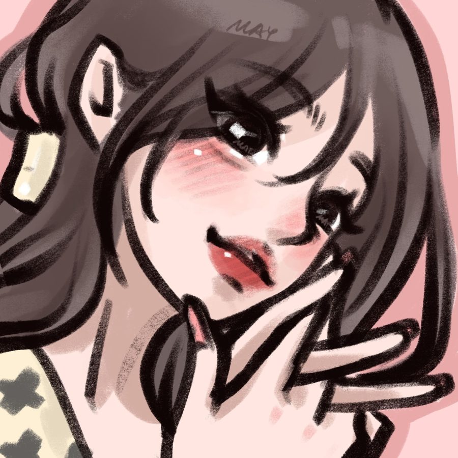 可爱少女涂鸦风闺蜜高清头像_7
