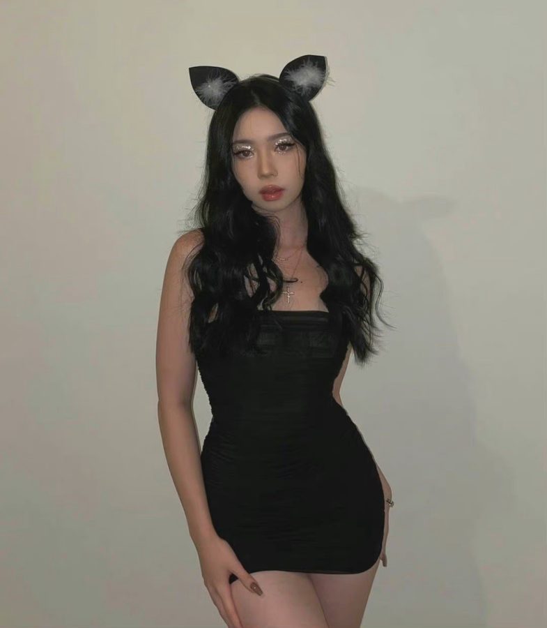 美女真人cosplay猫娘 眼妆cos.吐舌头格外性感_7