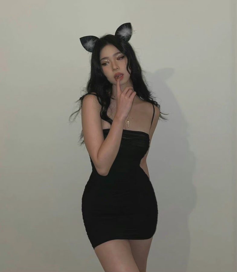 美女真人cosplay猫娘 眼妆cos.吐舌头格外性感_9