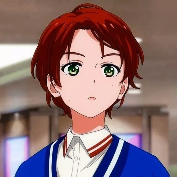 动漫《奇蛋物语》泽木桃惠头像，短发女生动漫头像_29