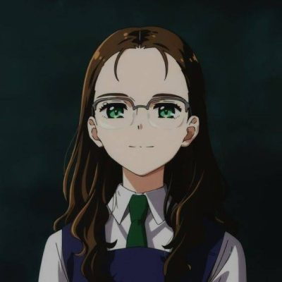 《奇蛋物语》长濑小糸头像，二次元眼镜女生头像