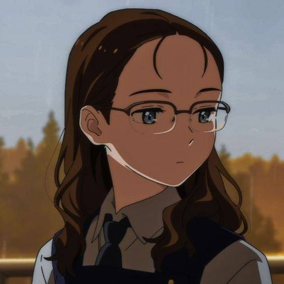 《奇蛋物语》长濑小糸头像，二次元眼镜女生头像_3