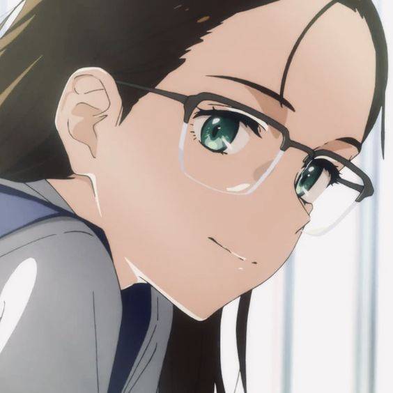 《奇蛋物语》长濑小糸头像，二次元眼镜女生头像_4