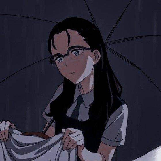《奇蛋物语》长濑小糸头像，二次元眼镜女生头像_7