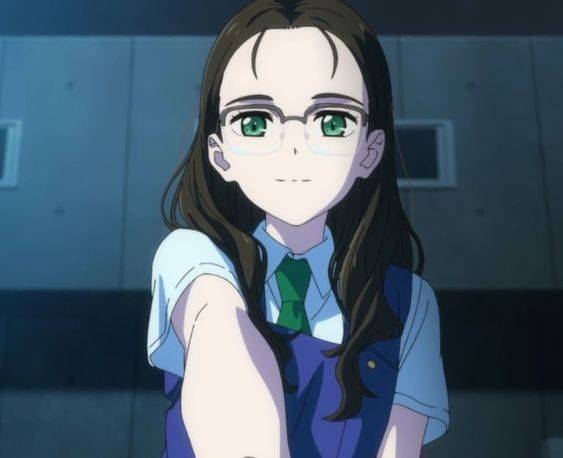 《奇蛋物语》长濑小糸头像，二次元眼镜女生头像_9