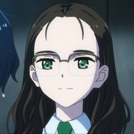 《奇蛋物语》长濑小糸头像，二次元眼镜女生头像_12
