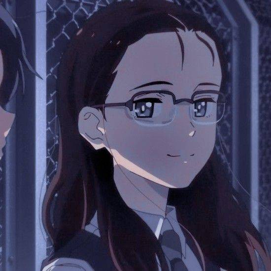 《奇蛋物语》长濑小糸头像，二次元眼镜女生头像_13