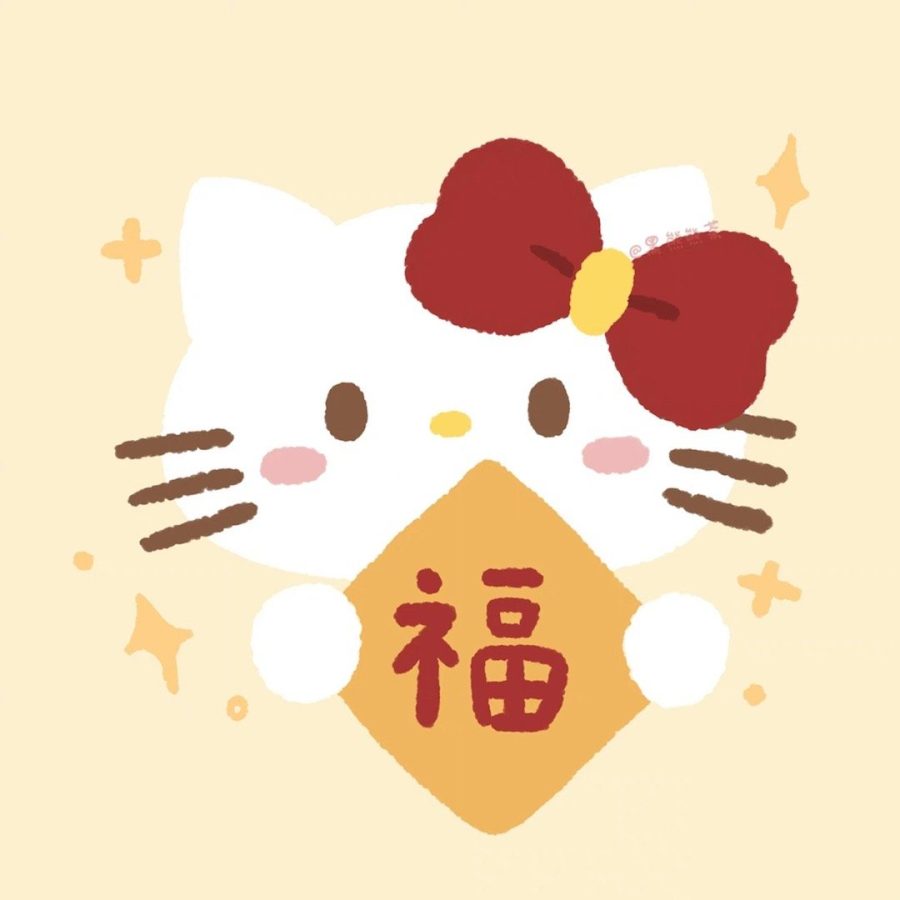 2022三丽鸥家族过年送祝福微信头像_1