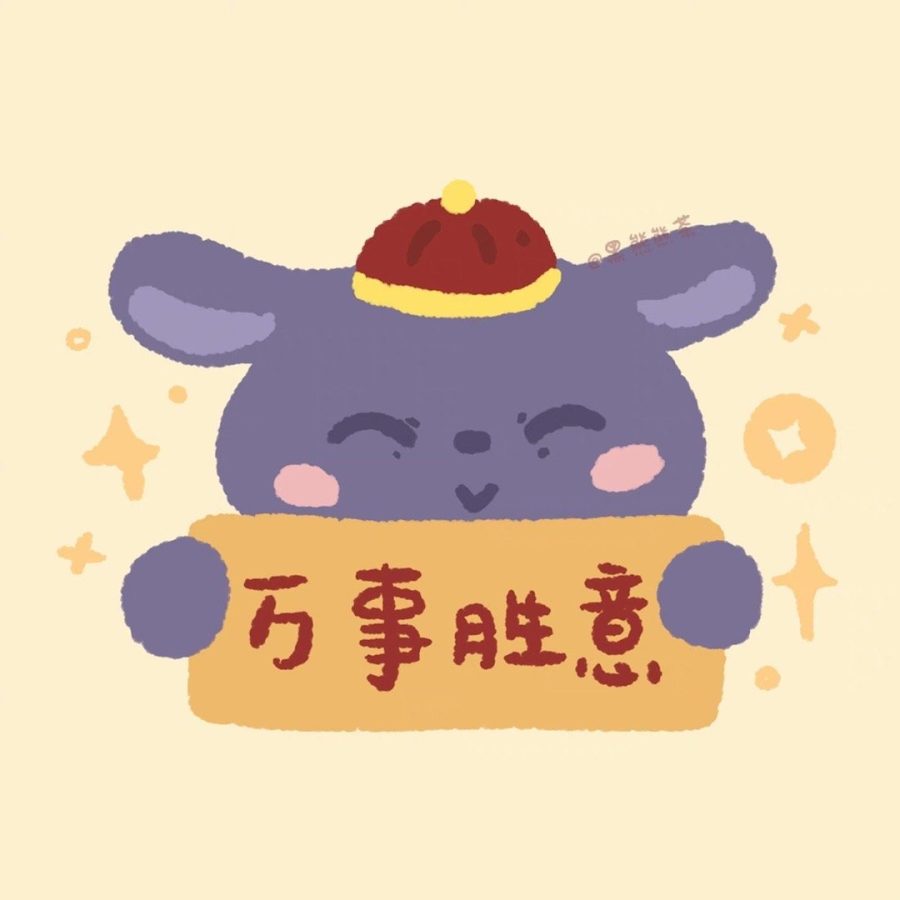 2022三丽鸥家族过年送祝福微信头像_7