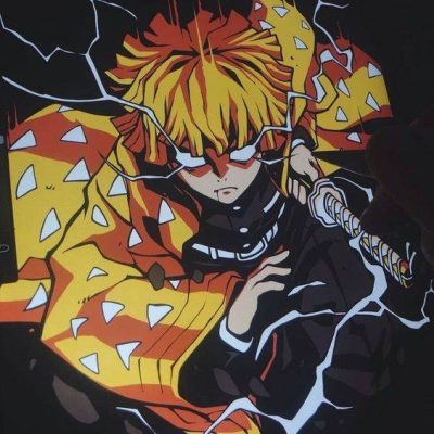 「我妻善逸」最帅拔刀高清头像《鬼灭之刃》