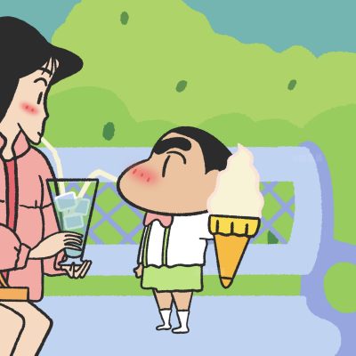 大原娜娜子和蜡笔小新姐弟恋情侣头像