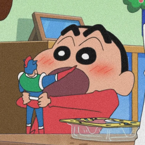 蜡笔小新玩动感超人头像_3