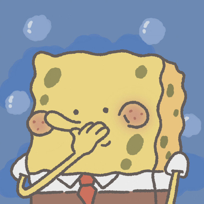 豆豆眼海绵宝宝头像 惊讶和懵！_5