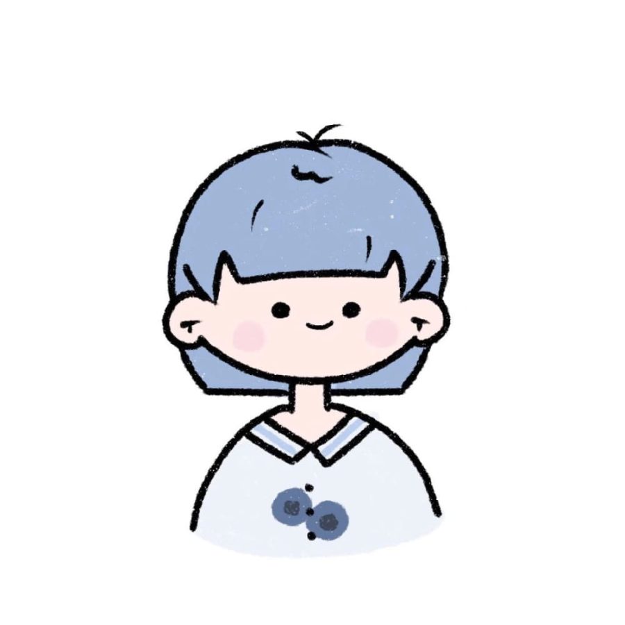 可爱的卡通豆豆眼水果女孩闺蜜头像_2
